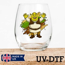Shrek 8 Stück UV DTF