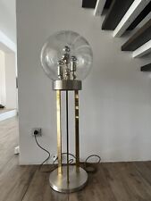 60er 70er Jahre Lampe Leuchte Stehlampe Kugellampe Doria Glas Space Age Design