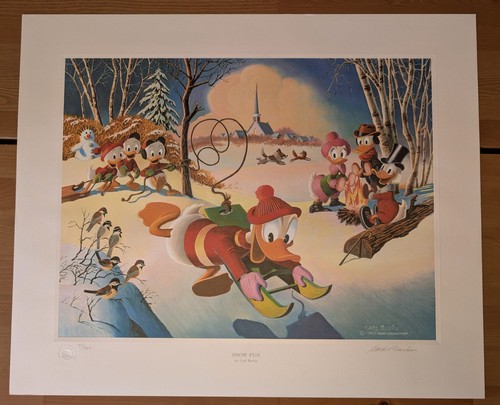 Disney carl barks lithograph - carl,