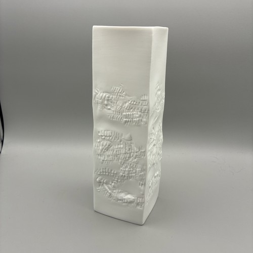 Bisquit porzellan vase - porzellan,