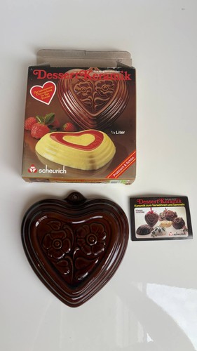 Puddingform herz keramik - puddingform,