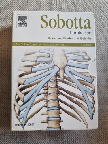Sobotta lernkarten knochen - lernkarten,