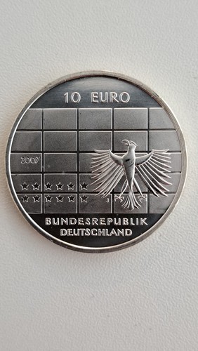 Euro silbermünze jahre - 50,