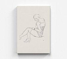 Maschen Leinwandbild Abstrakt Wandbild Leinwand Kunst Museum Art