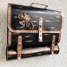 Briefkasten Wandbriefkasten mit Zeitungsrolle Handgefertigt Antik Kupfer Unikat!