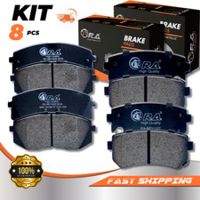 Front and Rear Disc Brake Pads