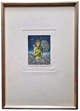 ? VOLKER KÜHN - Radierung Sternzeichen Jungfrau Handsigniert - 31,5 x 22,5 cm