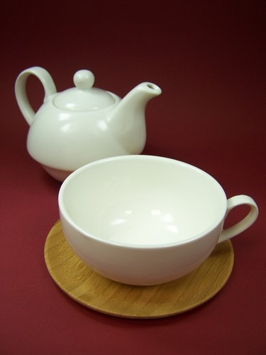 Single set porzellan - set", porzellan-kanne