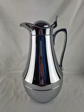 Vintage Alfi Isolierkanne Edelstahl Chrom 1 Liter Thermoskanne