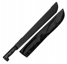 Machete Haumesser Buschmesser Messer mit Säge 57 cm lang rostfreier Stahl