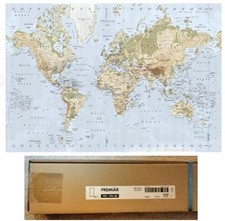 IKEA Premiar World Map Canvas