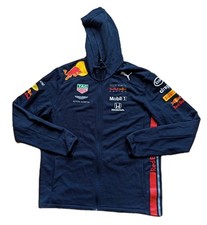 Puma Red Bull Racing Team Sweat Jacke Jacket blau navy hooded Formel 1 Sz. XL