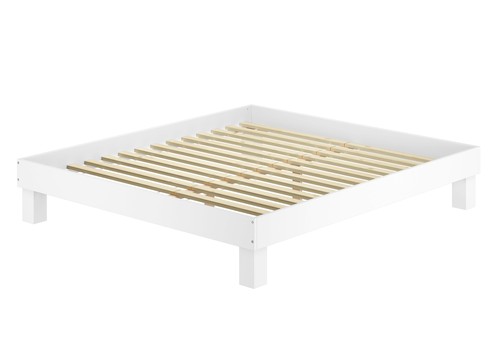 Waschweißes doppelbett - ,