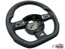 Tuning  Lenkrad Lederlenkrad Multifunktion AUDi A6 C6 4F ABGEFLACHT S-Line