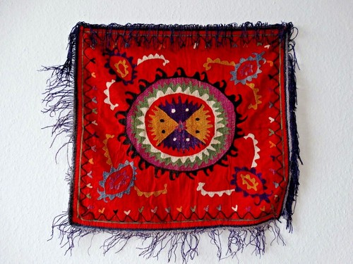Ikat korak silk suzani - ikat,