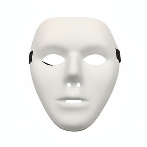 Theatermaske bemalbar glatte - bemalbar,