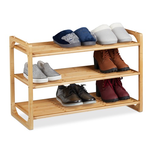 Schuhregal bambus schuhablage - schuhregal,