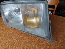 Mercedes Benz w201 Scheinwerfer mit Gelb Nebelscheinwerfer Rechts Hella