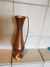 50er Jahre massiv Kupfer Vase Kanne ca. 25 x 10 cm inkl. DHL Versand
