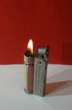 Altes IMCO TRIPLEX JUNIOR 6600 Benzinfeuerzeug Lighter rot und gelb Brennt!