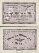 Banknoten Köln 1923 Pick-Nr: S1285 Inflationsgeld der Deutschen Reichsbahn Köln