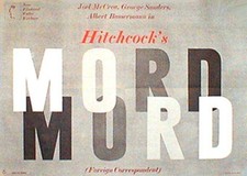 Alfred hitchcock mord plakat - mord,