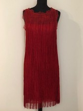 Alberta Ferretti Fransenkleid