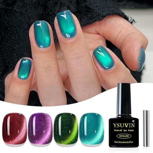 Nagellack cat eye - uv, set