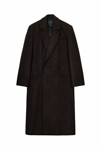 Zara wollmantel wool coat - zara,