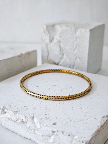Goldener armreif aus - goldener,