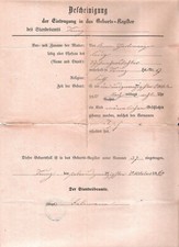 Original Bescheinigung