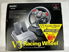 V3 Racing Wheel SV-1118 & Pedale |Sony Playstation1|OVP Inklusive Formel Eins 99
