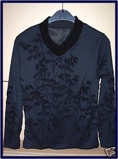 LANGARMSHIRT SCHWARZ TRANSPARENT NEU NEU TOP SHIRT