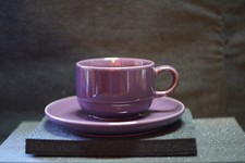 Friesland Happymix Flieder Kaffeetasse mit Untertasse