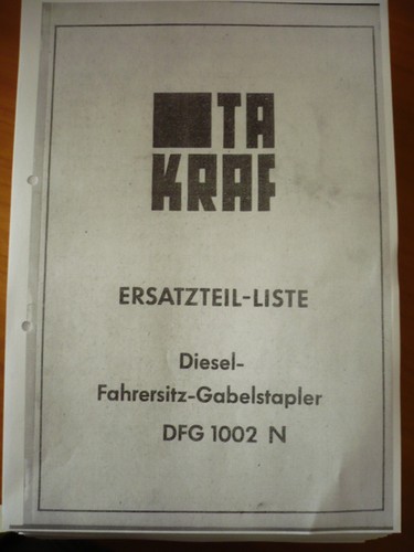 Veb ddr gabelstapler anleitung - ddr,
