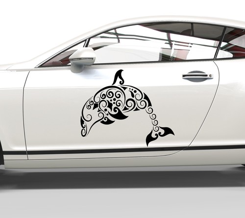 Autoaufkleber delfin tribal - autoaufkleber,