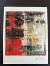 Gerhard Richter, Signiertes Kalenderblatt