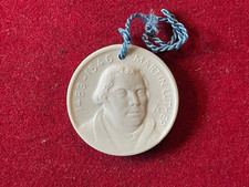 Porzellanmedaille Martin Luther, Lebensdaten, Revers: Lutherrose