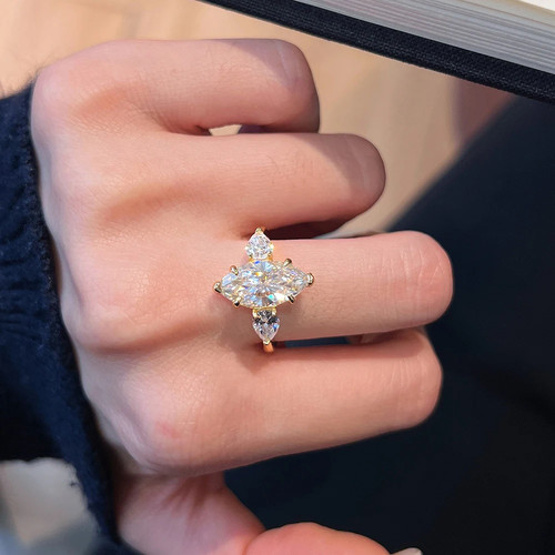 Stone marquise cut 3ct - marquise, 1-3ct