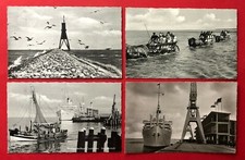 4 x Foto AK CUXHAVEN 1957