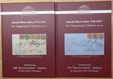 368.+371. H. Köhler-Auktion 2019, Danish West Indies 1768-1917,  Slg.Hogensborg