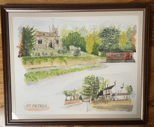 Ron edwards aquarell gemälde - ron,