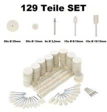 129 tlg Polierköpfe Wolle