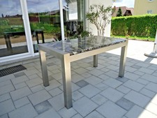 Stabiler edelstahltisch - stabiler,