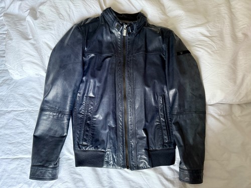Strellson lederjacke dark - lederjacke,