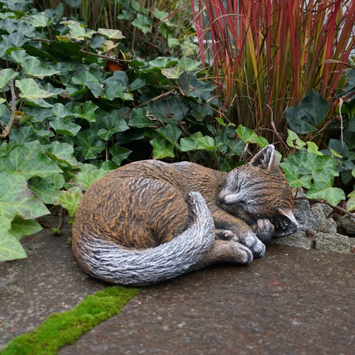 Katze kätzchen steinfigur - katze,