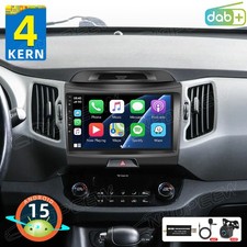 DAB+ Für Kia Sportage 2010-16 Autoradio Android 15 Carplay GPS Navi RDS + Kamera