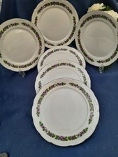 Mitterteich Bavaria Kuchenteller 6 x Teller Frühstücksteller Lila Veilchen Dekor