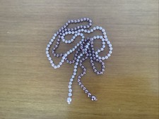 Perlenkette Manacor Mallorca 120 cm, altrosa hell und dunkel