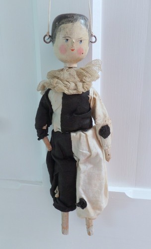 Antike holzpuppe grodnertal - holzpuppe,